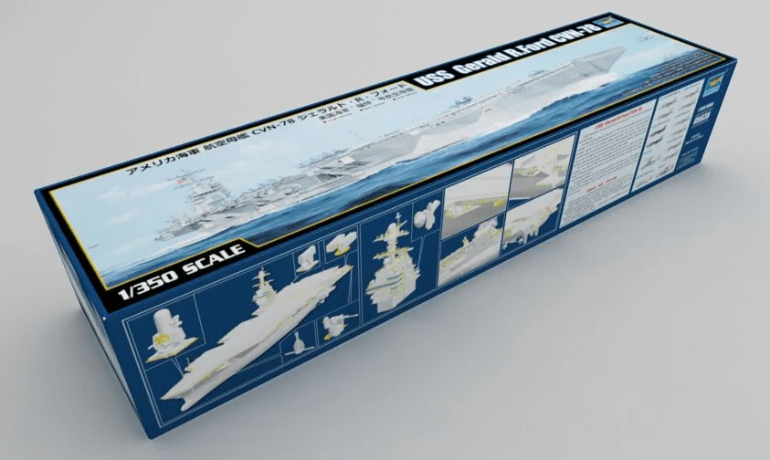 Trumpeter 1/350 USS Gerald R.Ford CVN-78 Plastic Model Kit [05638]