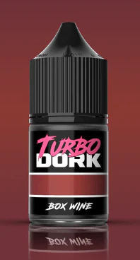 Turbo Dork Box Wine Metallic Acrylic Paint 22ml Bottle**