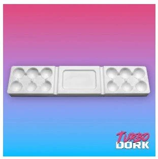 Turbo Dork - Non-Stick Silicone Dry Palette - Large White**
