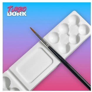 Turbo Dork - Non-Stick Silicone Dry Palette - Large White** - Image 2