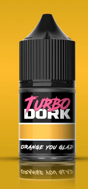 Turbo Dork Orange You Glad Metallic Acrylic Paint 22ml Bottle**