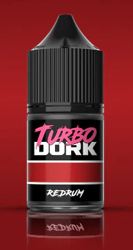 Turbo Dork Redrum Metallic Acrylic Paint 22ml Bottle**