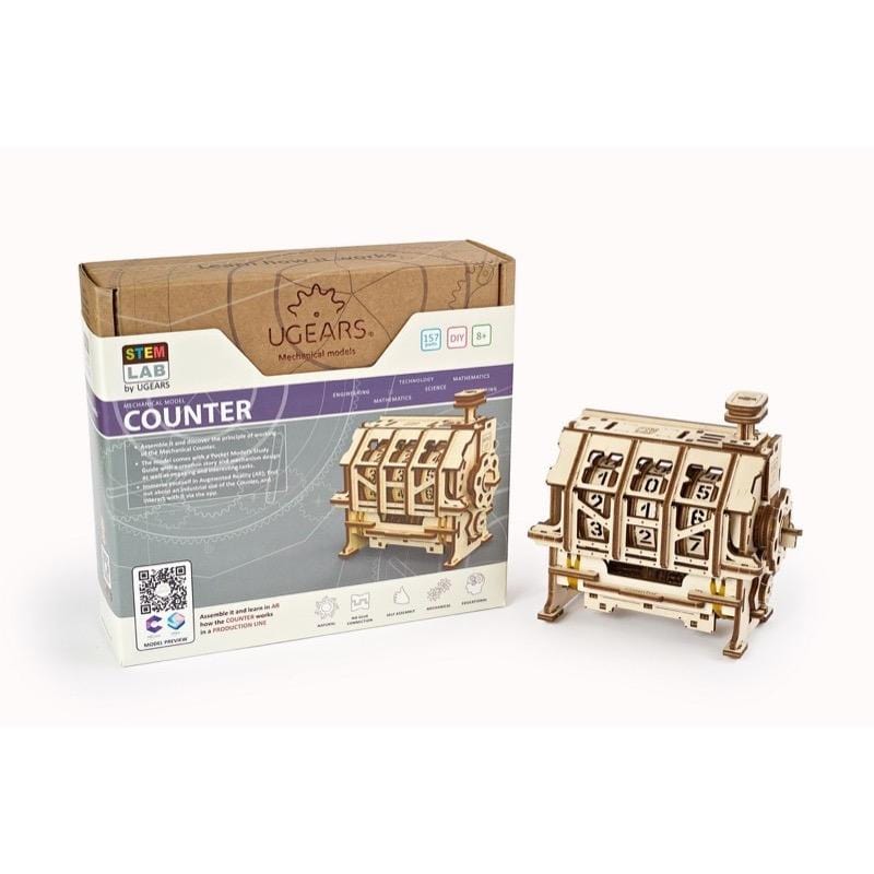 UGEARS 60130 Stem Lab Counter Wooden Model Kit - Image 6