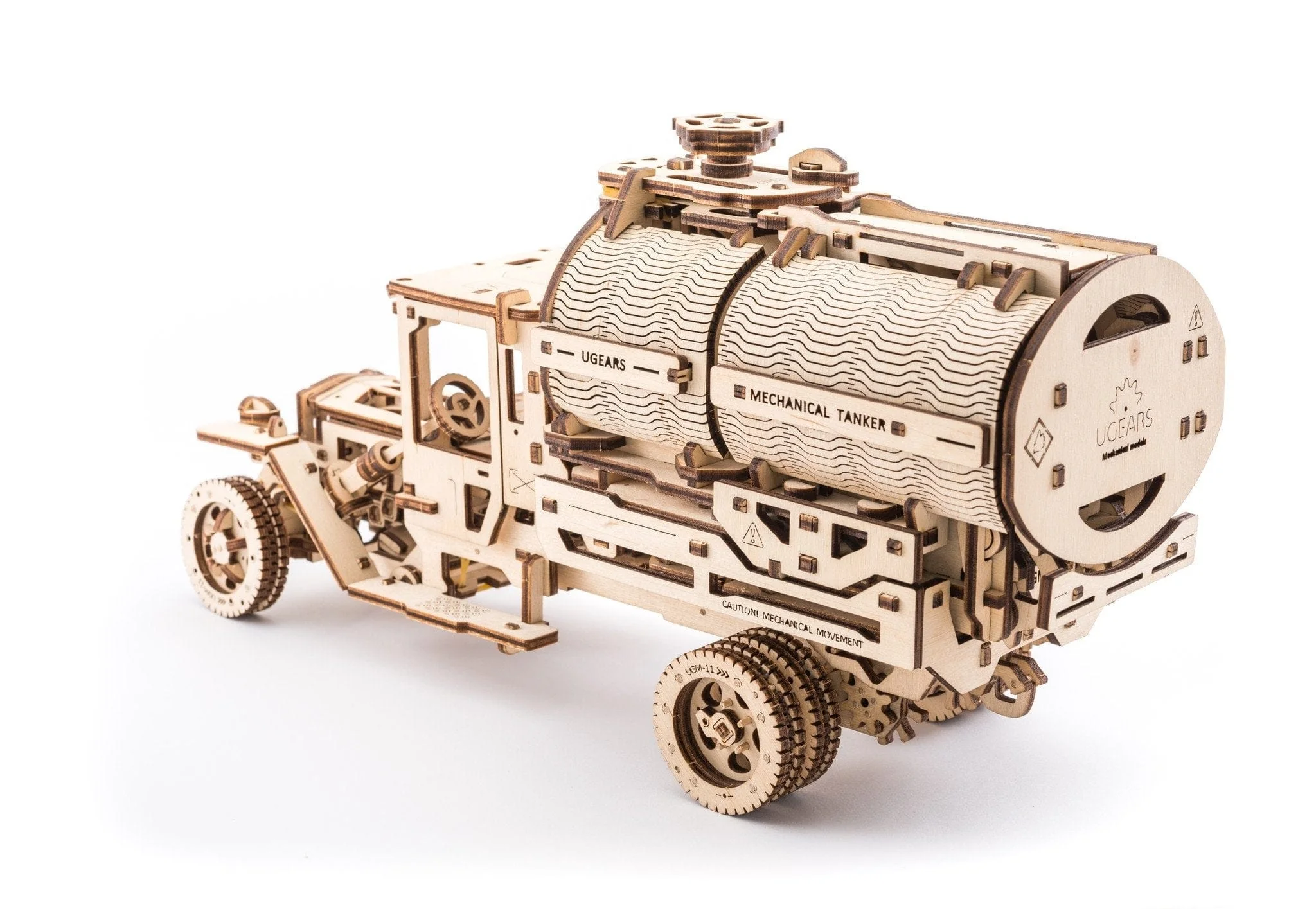 UGEARS 70021 Truck With Tanker Wooden Model Kit** - Image 4