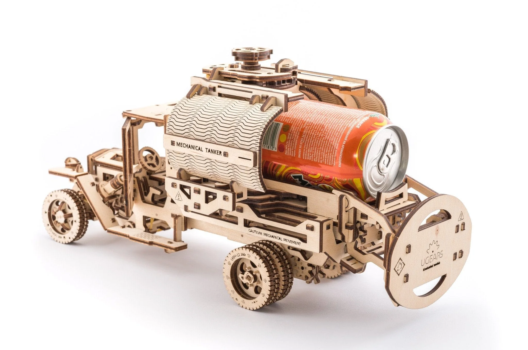 UGEARS 70021 Truck With Tanker Wooden Model Kit** - Image 5