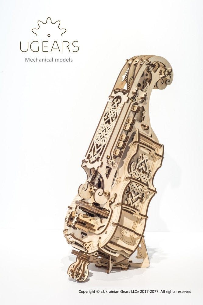 UGEARS 70030 Hurdy Gurdy Wooden Model Kit - Image 2