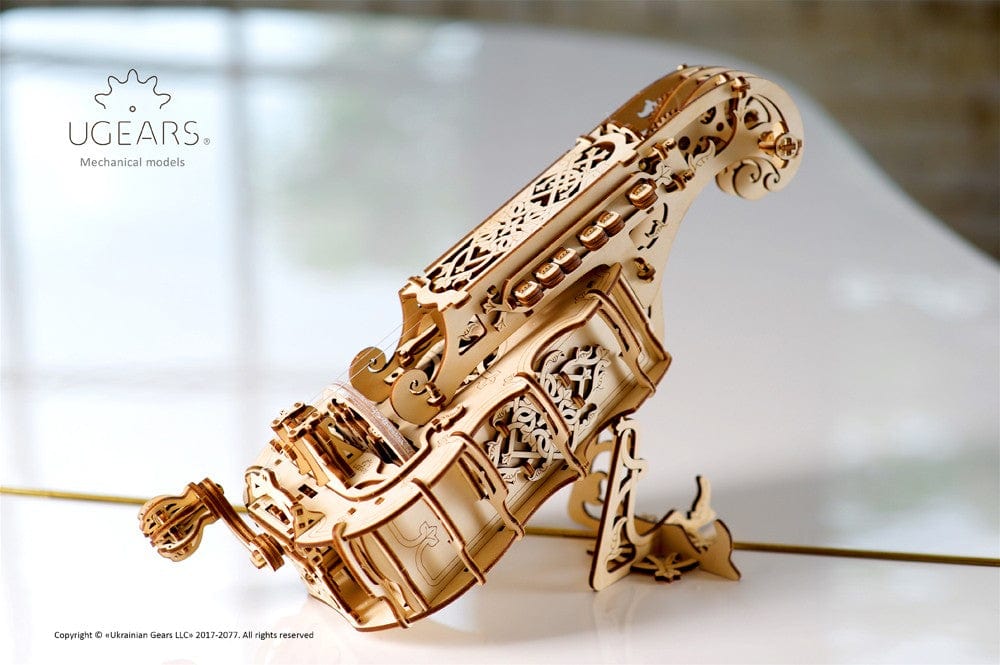 UGEARS 70030 Hurdy Gurdy Wooden Model Kit - Image 6