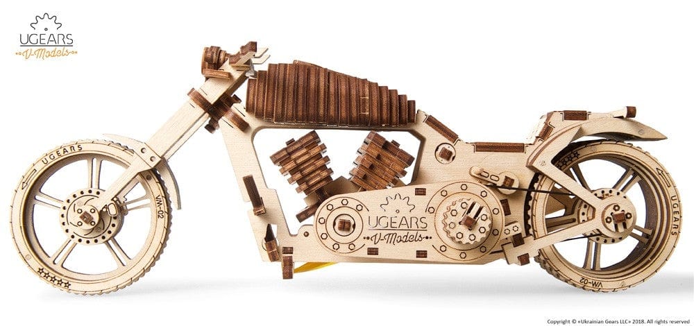 UGEARS 70051 Bike Vm-02 Wooden Model Kit - Image 3