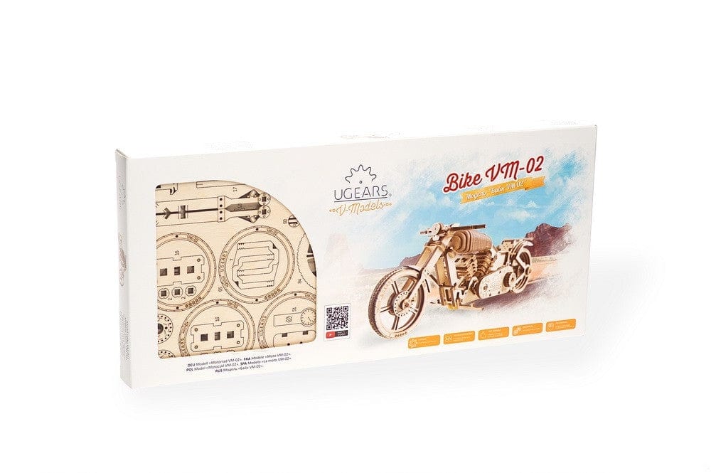 UGEARS 70051 Bike Vm-02 Wooden Model Kit - Image 4
