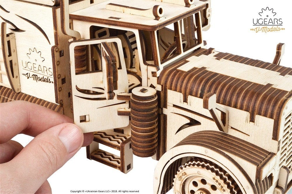 UGEARS 70056 Heavy Boy Truck Vm-03 Wooden Model Kit - Image 2