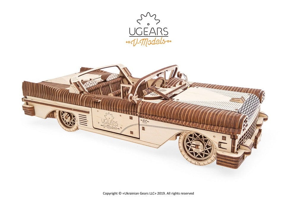 UGEARS 70073 Dream Cabriolet Vm-05 Wooden Model Kit