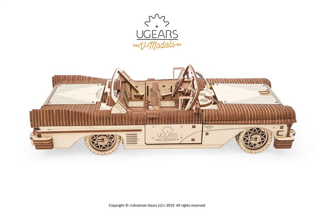 UGEARS 70073 Dream Cabriolet Vm-05 Wooden Model Kit - Image 10