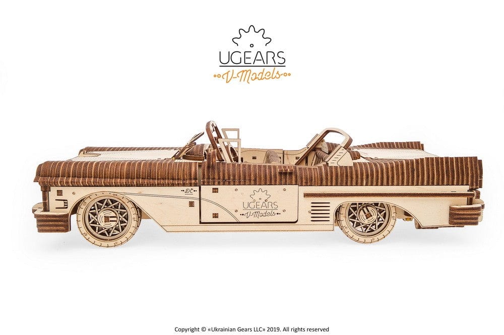 UGEARS 70073 Dream Cabriolet Vm-05 Wooden Model Kit - Image 11