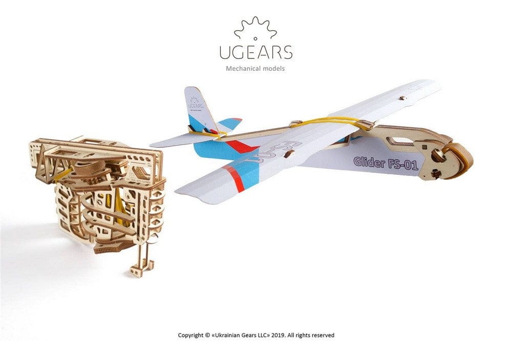 UGEARS 70075 Flight Starter Wooden Model Kit - Image 2