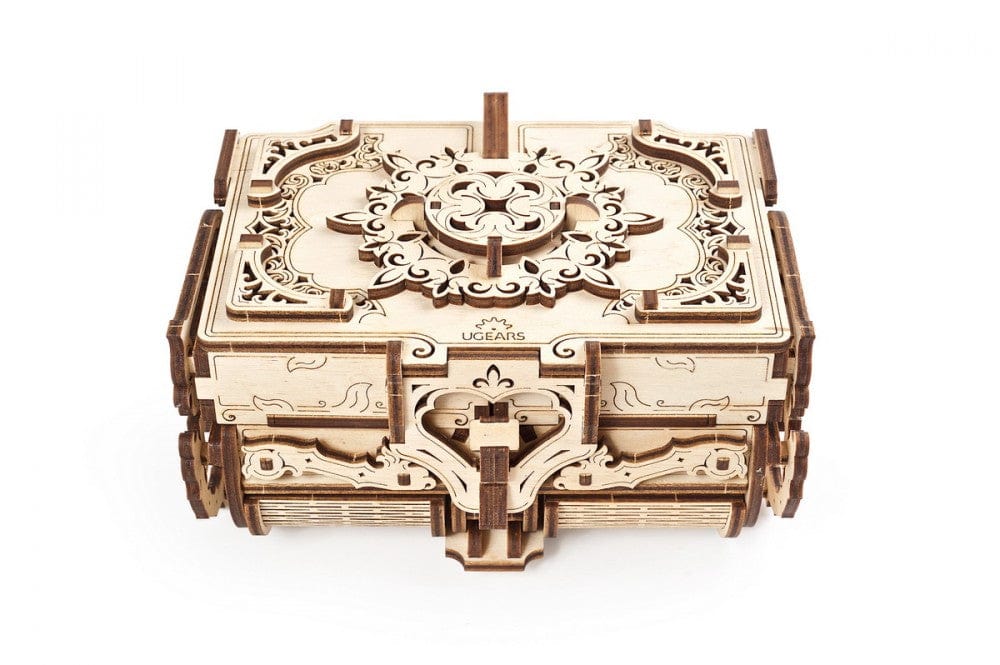 UGEARS 70089 Antique Box Wooden Model Kit - Image 2