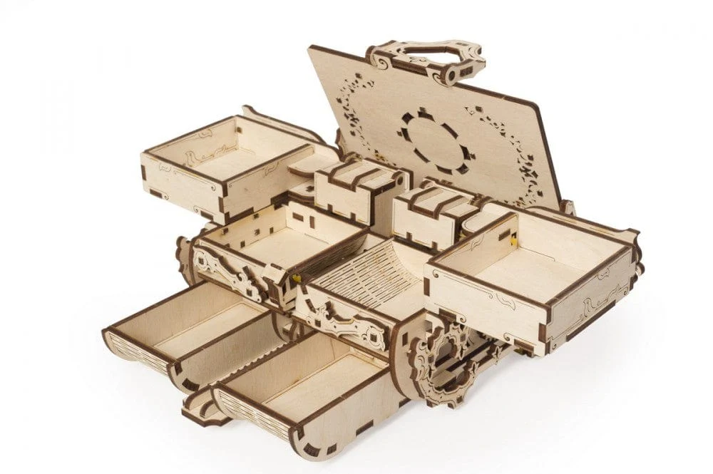 UGEARS 70089 Antique Box Wooden Model Kit - Image 3