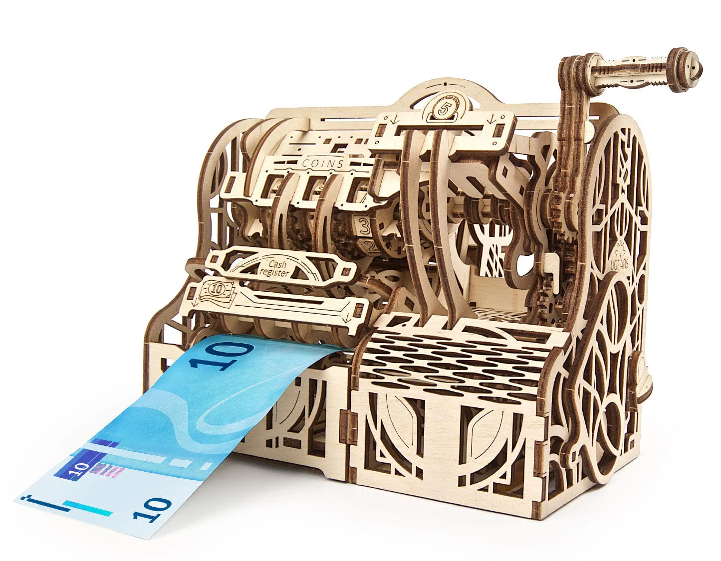 UGEARS 70136 Cash Register Wooden Model Kit - Image 2