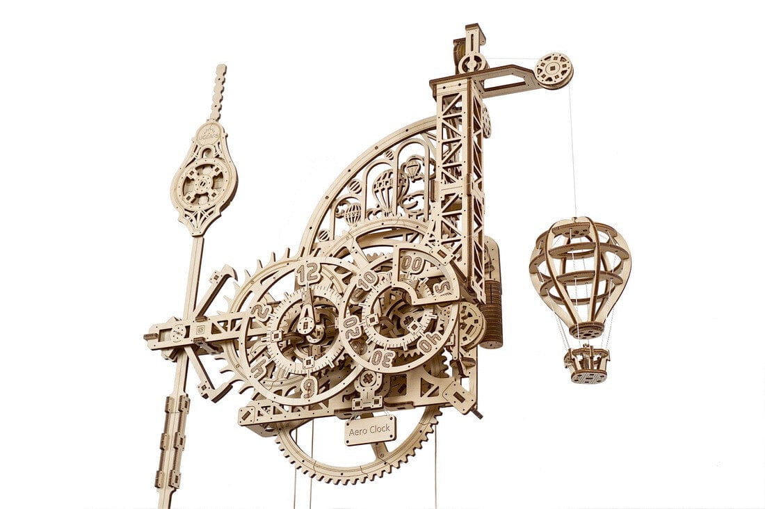 UGEARS 70154 Aero Clock Wooden Model Kit - Image 4
