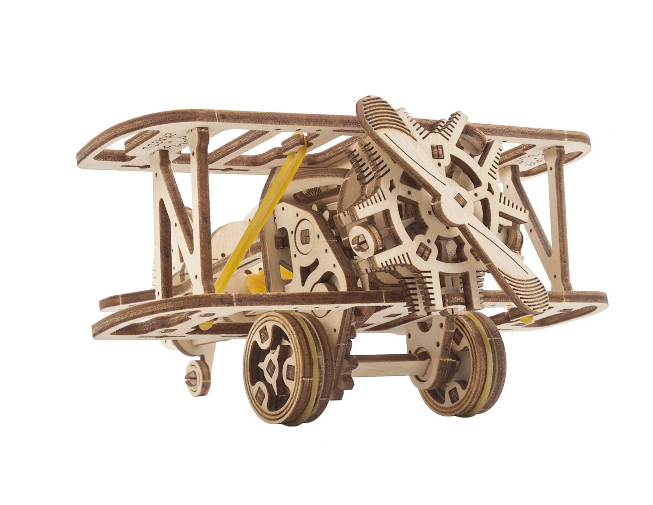 UGears 70159 Mini Bi-Plane Wooden Model Kit