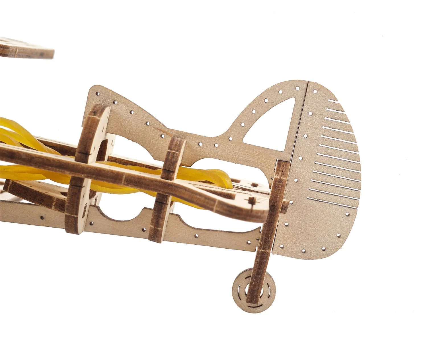 UGears 70159 Mini Bi-Plane Wooden Model Kit - Image 4