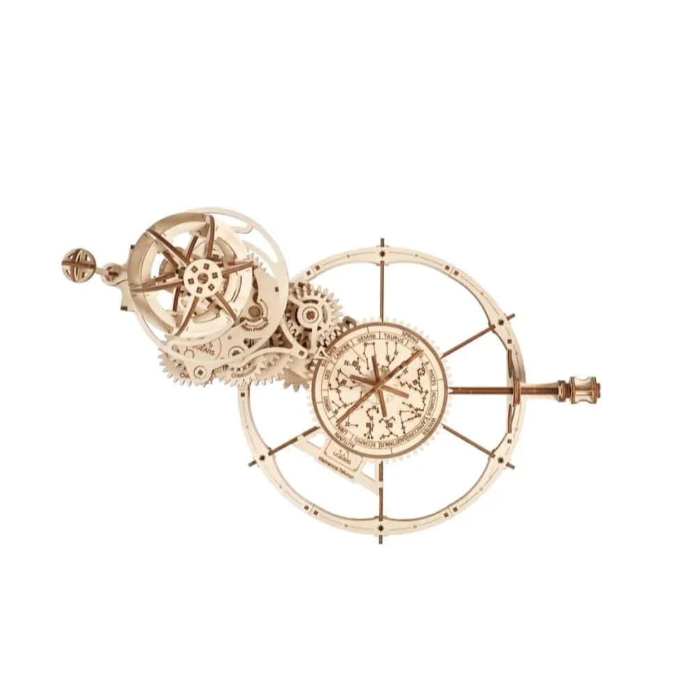 UGEARS 70167 Mechanical Tellurion Wooden Model Kit - Image 3