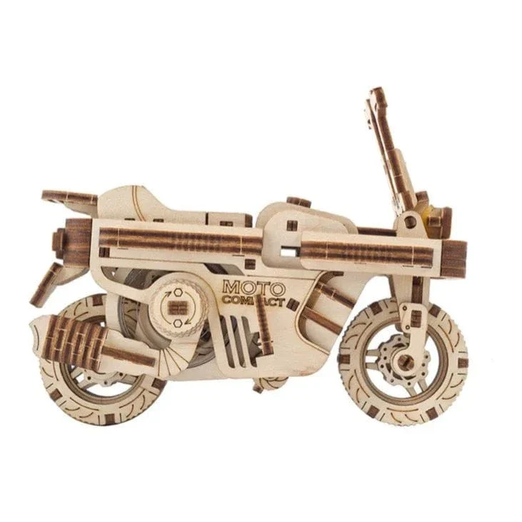 UGEARS 70168 Moto Compact Folding Scooter Wooden Model Kit - Image 2