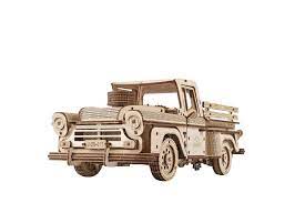 UGEARS 70171 Lumberjack Pickup Truck Wooden Model Kit