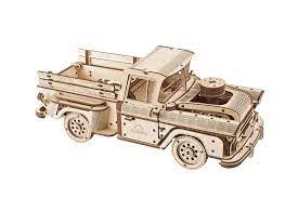 UGEARS 70171 Lumberjack Pickup Truck Wooden Model Kit - Image 2