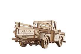 UGEARS 70171 Lumberjack Pickup Truck Wooden Model Kit - Image 3