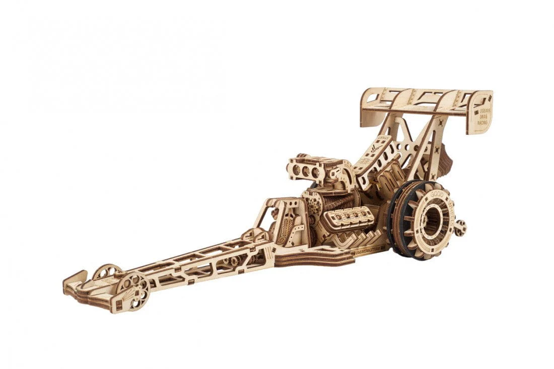 UGEARS 70174 Top Fuel Dragster Wooden Model Kit