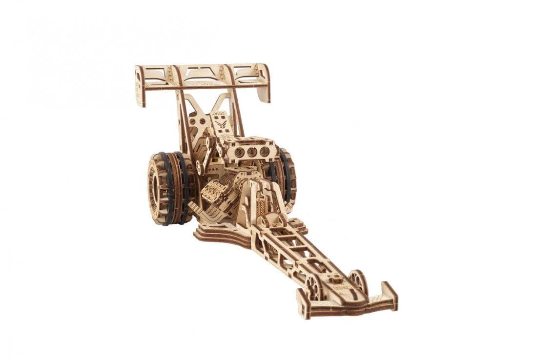 UGEARS 70174 Top Fuel Dragster Wooden Model Kit - Image 3