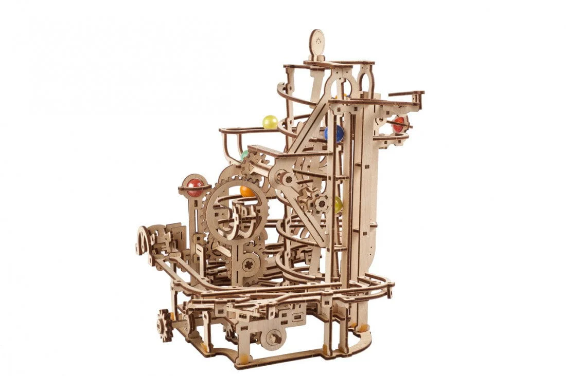 Ugears 70177 Marble Run Spiral Hoist No.4 Wooden Model Kit - Image 5
