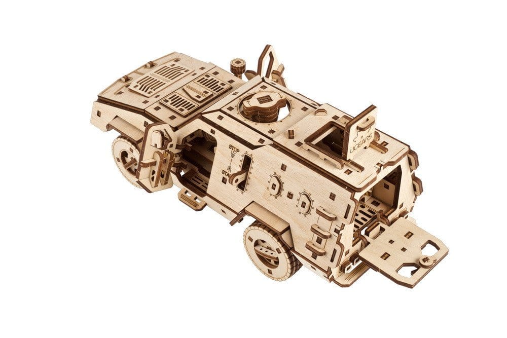 Ugears 70190 Dozor-B Combat Vehicle Wooden Model Kit - Image 2