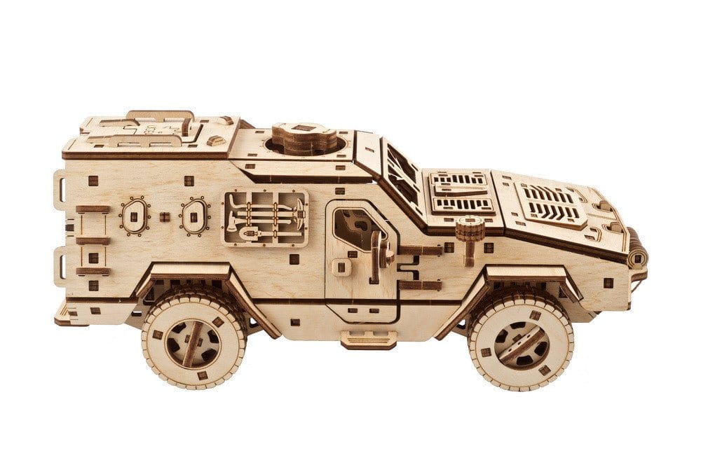 Ugears 70190 Dozor-B Combat Vehicle Wooden Model Kit - Image 3