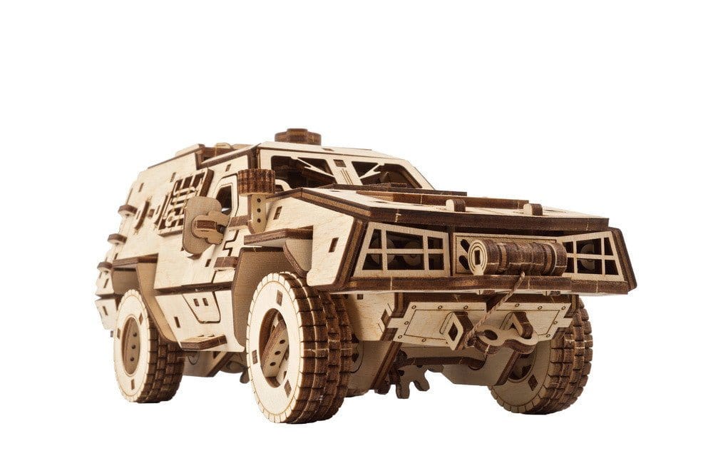 Ugears 70190 Dozor-B Combat Vehicle Wooden Model Kit - Image 4