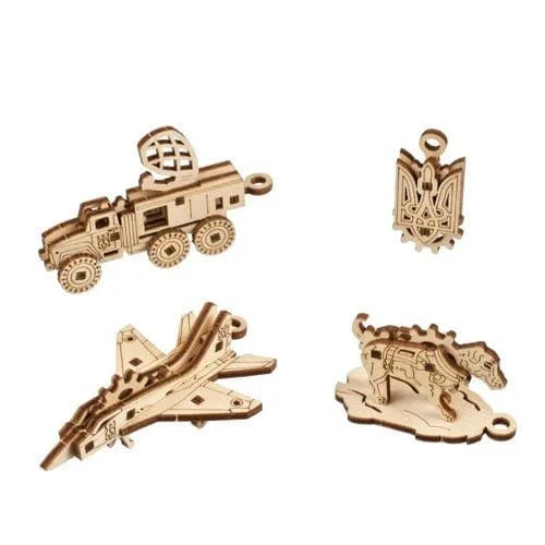 Ugears 70197 U-Fidgets Bravery Wooden Model Kit