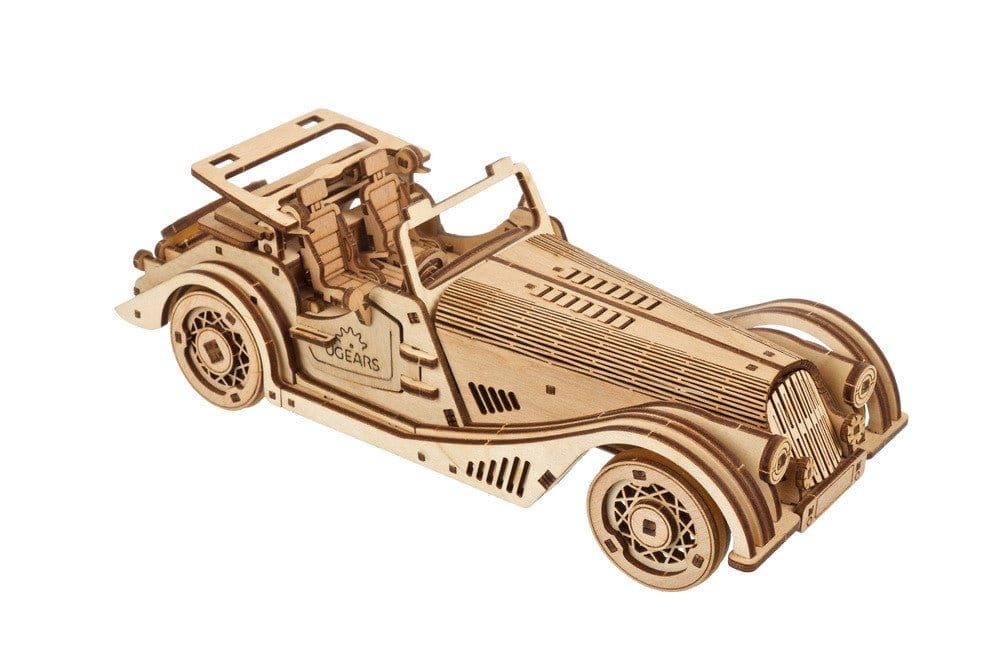 Ugears 70202 Sports Car - Rapid Mouse Wooden Model Kit - Image 4