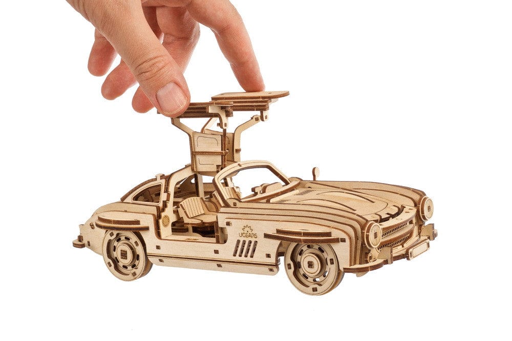Ugears 70205 Winged Sports Coupe Wooden Model Kit - Image 2
