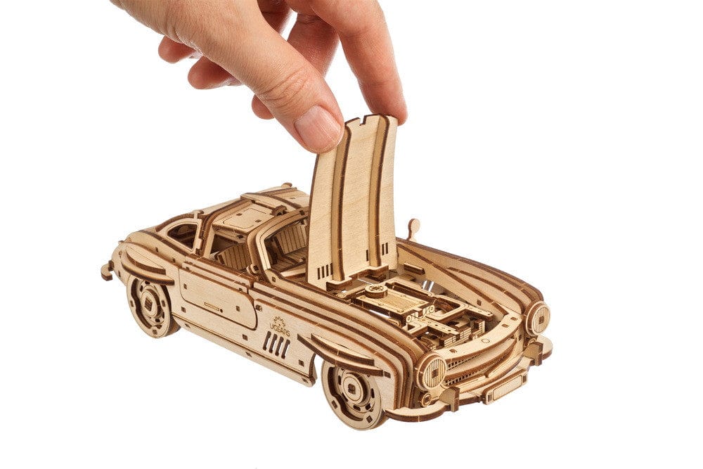 Ugears 70205 Winged Sports Coupe Wooden Model Kit - Image 3