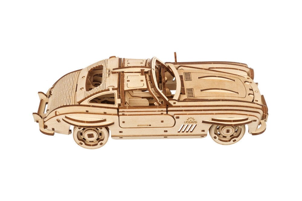 Ugears 70205 Winged Sports Coupe Wooden Model Kit - Image 4