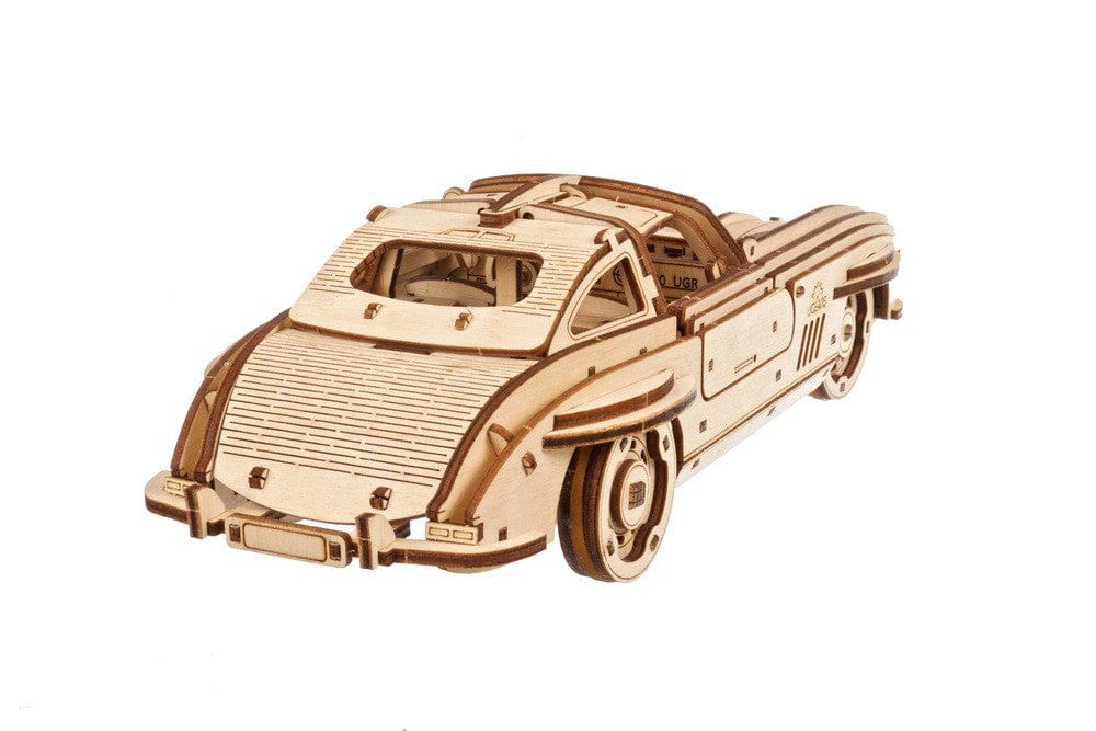 Ugears 70205 Winged Sports Coupe Wooden Model Kit - Image 6