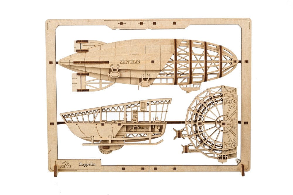 UGears 70208 Zeppelin 2.5D Wooden Puzzle - Image 2