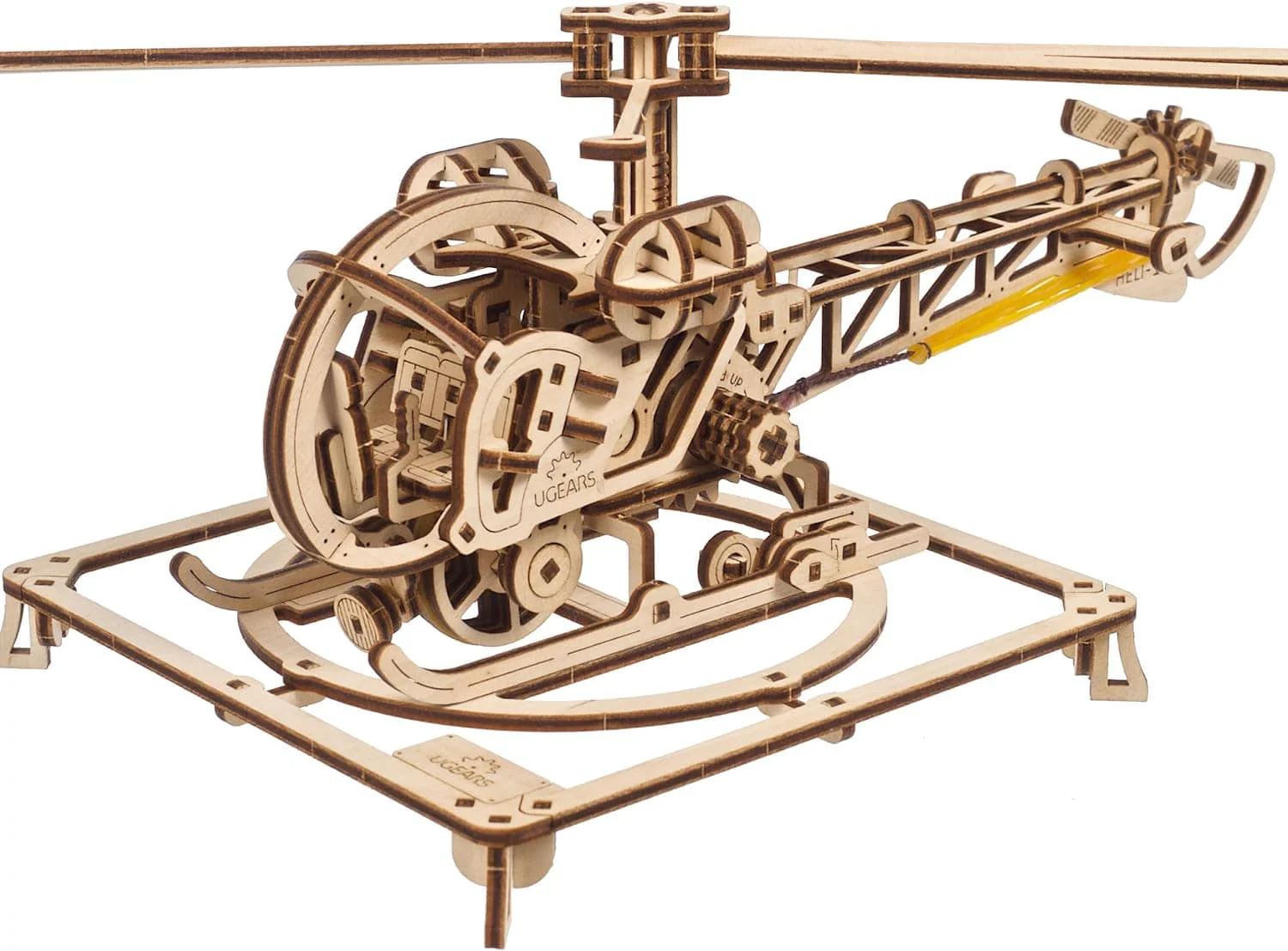 UGears 70225 Mini Helicopter Wooden Model Kit