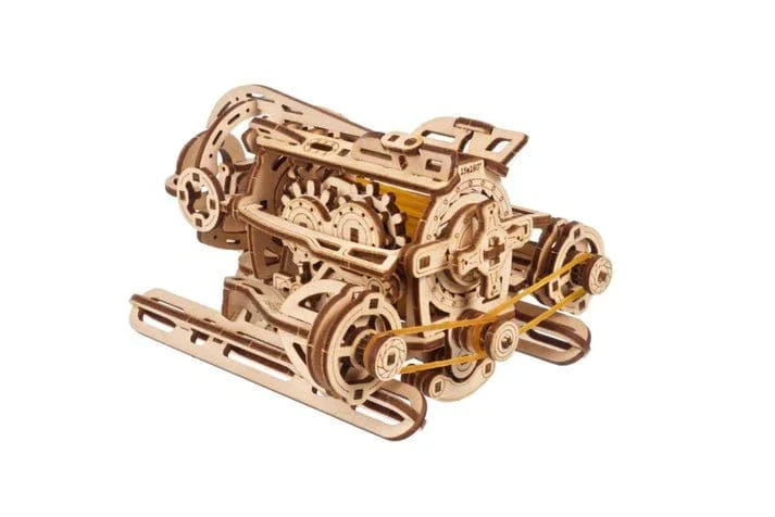 UGears 70229 Steampunk Submarine Wooden Model Kit - Image 5