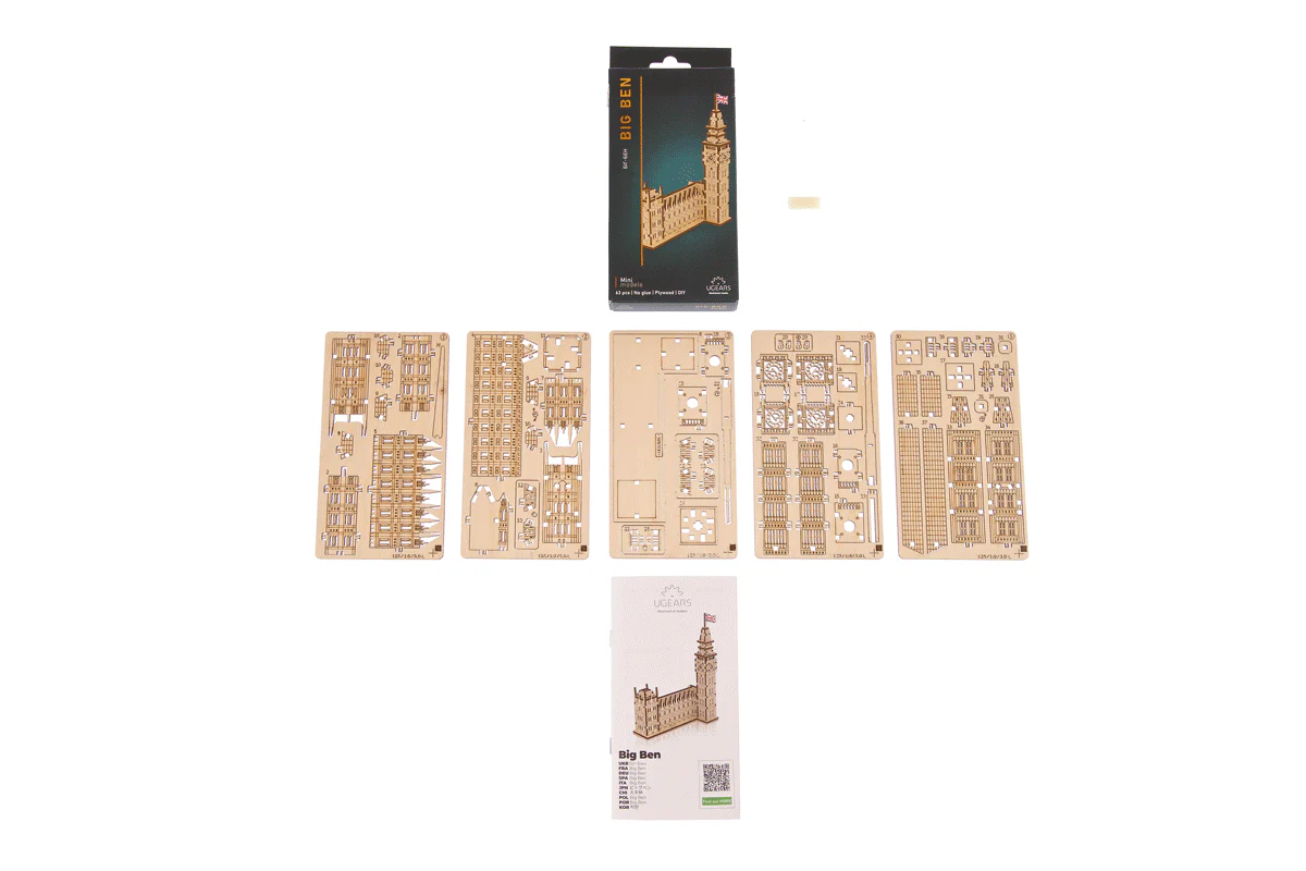 Ugears Big Ben Wooden Kit [70250] - Image 3