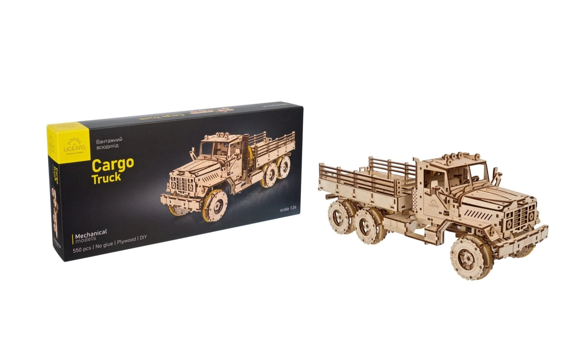 Ugears Cargo Truck Wooden Kit [70253] - Image 4