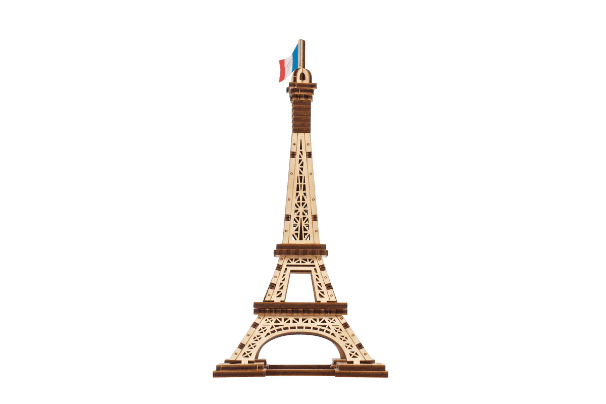 Ugears Eiffel Tower Paris Wooden Kit [70249] - Image 2