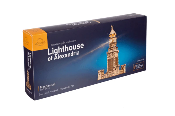 Ugears Lighthouse Of Alexandria Wooden Model Kit [70254] - Image 2