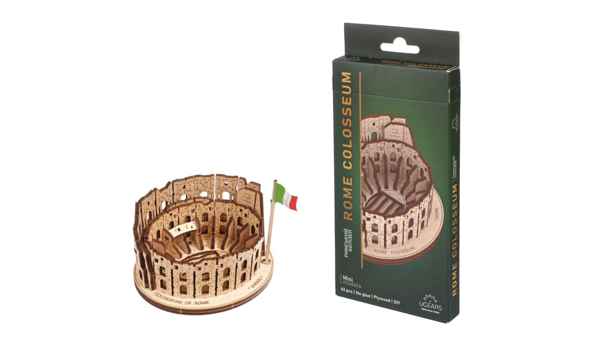 Ugears Rome Colosseum Wooden Kit [70248] - Image 3