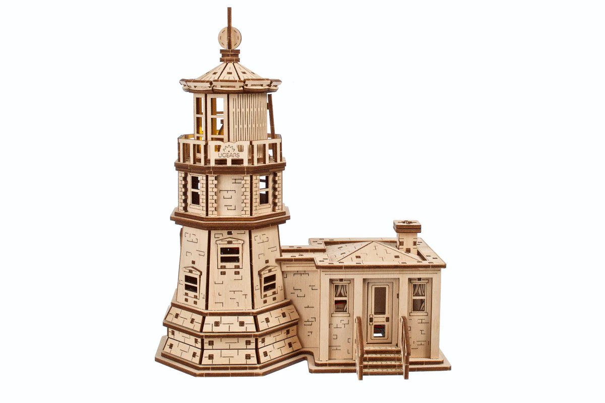 Ugears Split Rock Lighthouse Wooden Model Kit [70258]
